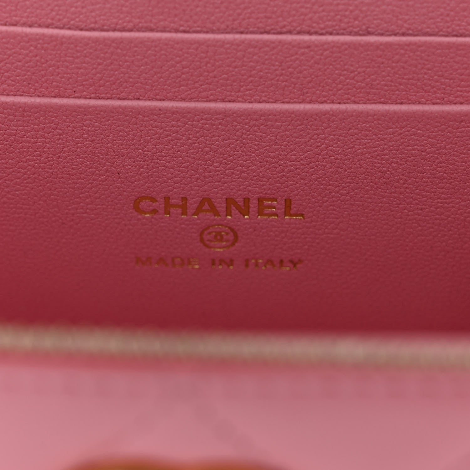 Chanel Lambskin Quilted Pick Me Up Vanity Case Pink 6 of 12
