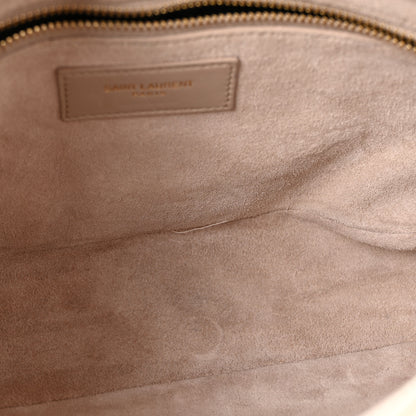 Saint Laurent Smooth Calfskin Le 5 A 7 Hobo Crema Soft 5 of 15