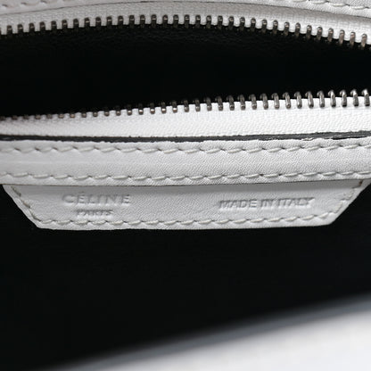 Celine Smooth Calfskin Micro Luggage White 5 of 7