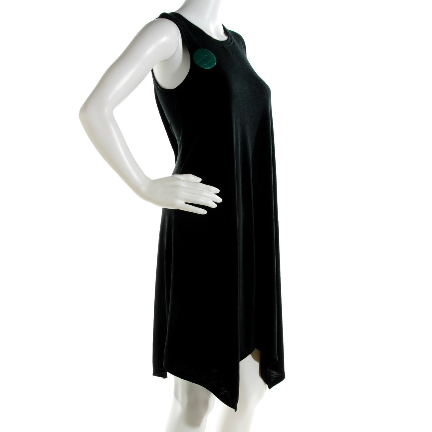 Matte Alligator Petit H Pin Brooch Malachite