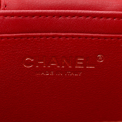Chanel Lambskin Quilted Trendy Vanity Case Red 6 of 11