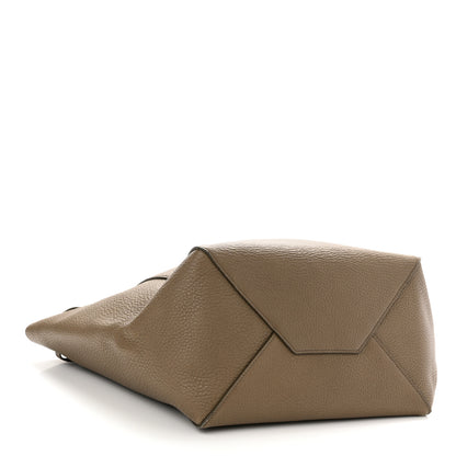 Celine Soft Grained Calfskin Small Belt Cabas Phantom Taupe 4 of 12