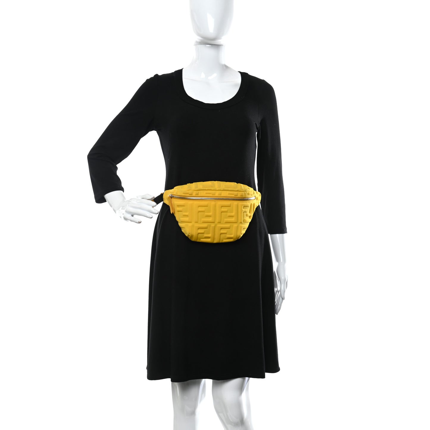 Lycra FF Embossed Kids Belt Bag Sprint