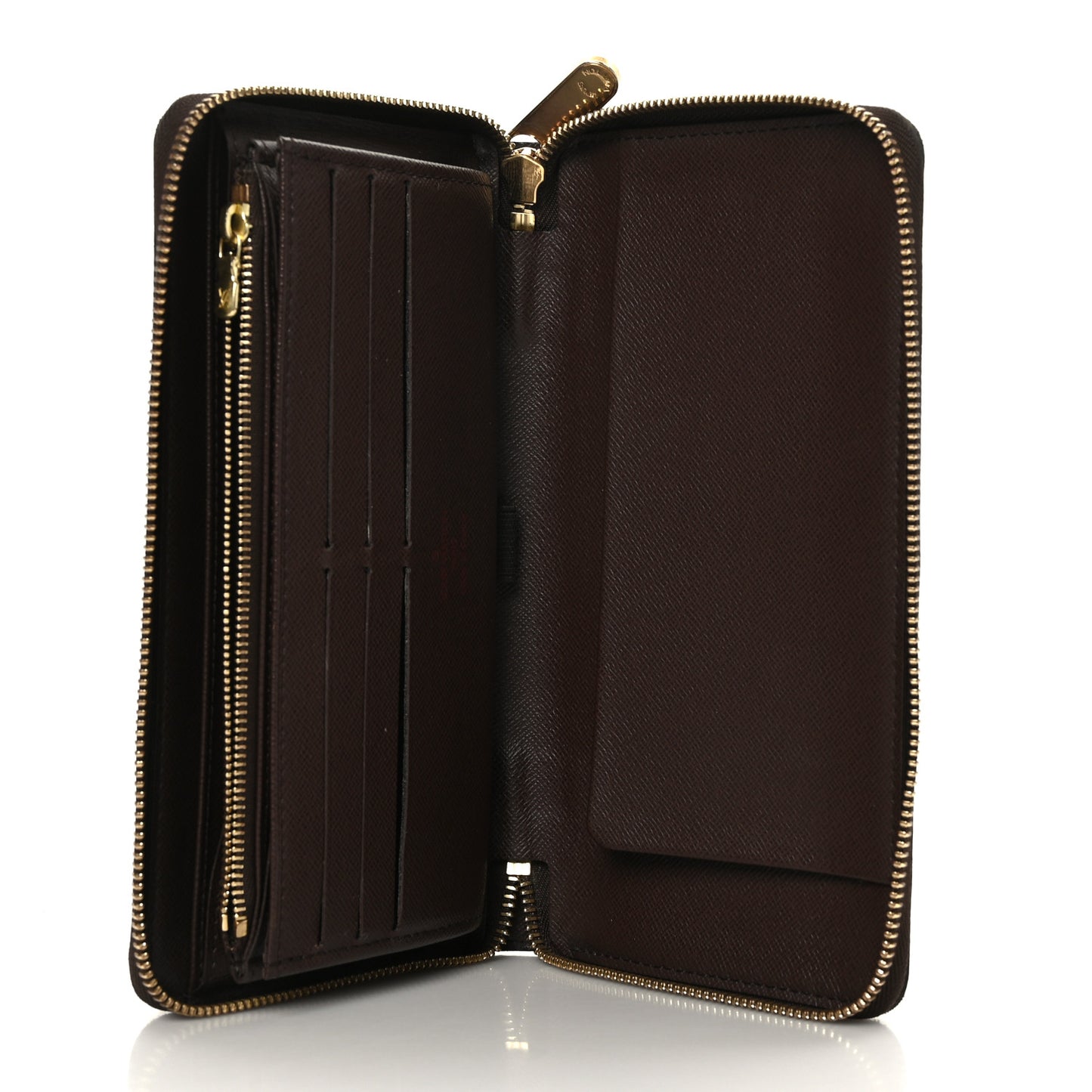 Damier Ebene Zippy Organizer Wallet
