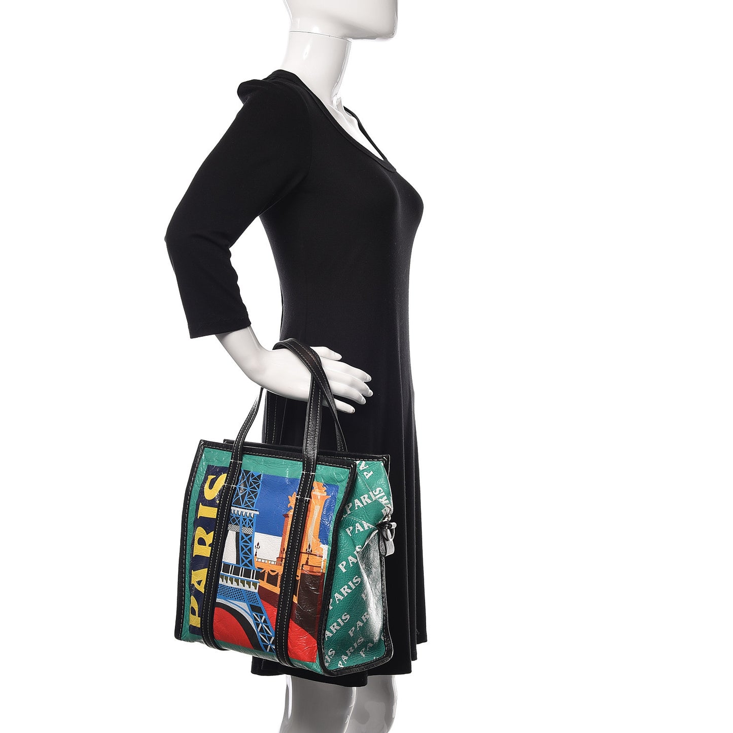 Agneau Arena Paris Print S Bazar Shopper Tote