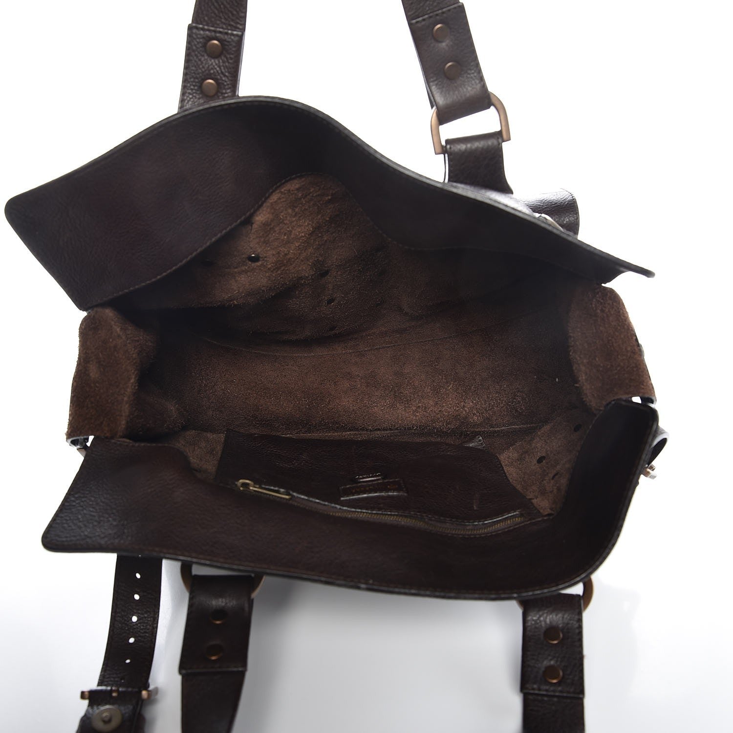 Mulberry Calfskin Roxanne Satchel Chocolate 5 of 9