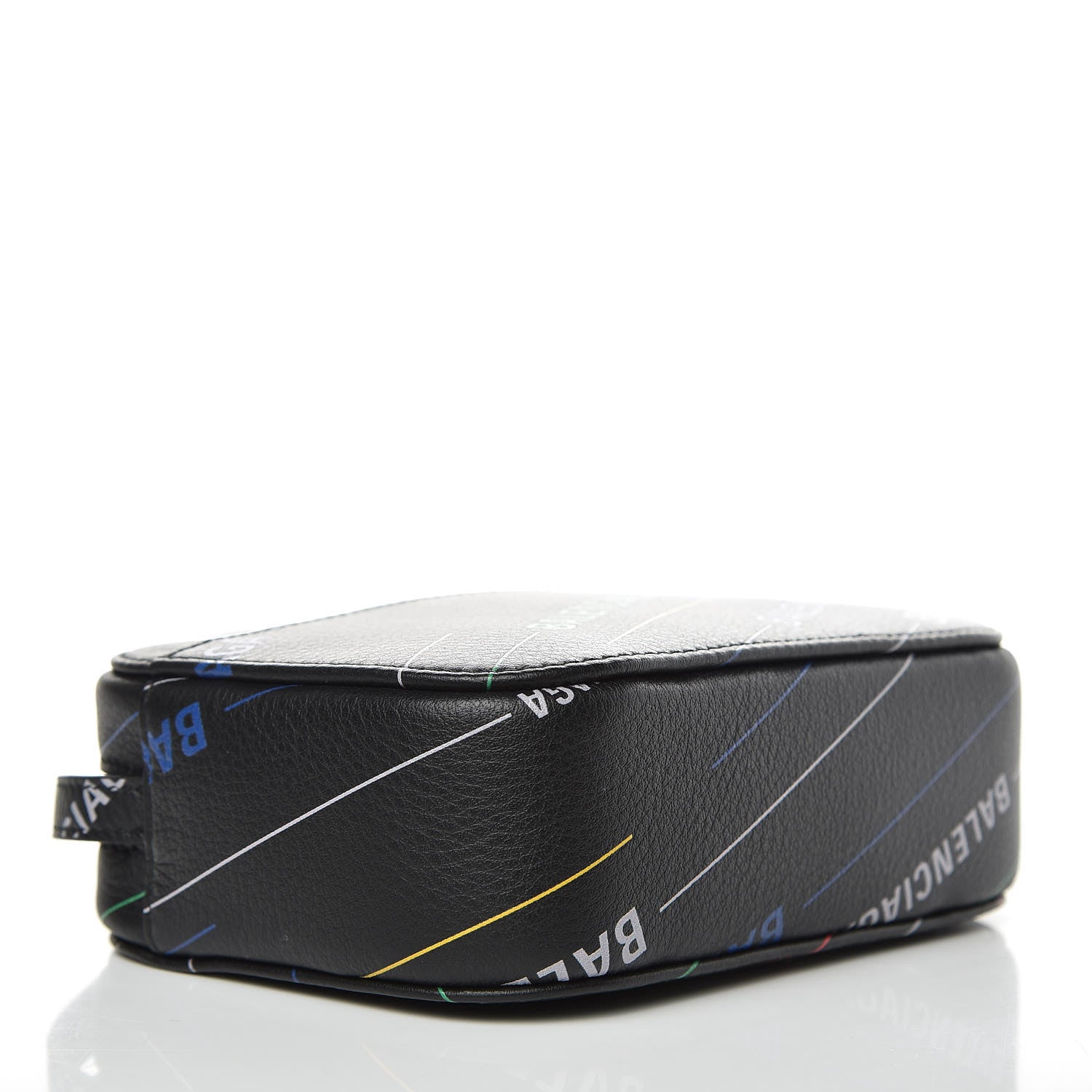 Balenciaga Calfskin Logo Print XS Everyday Camera Bag Black Multicolor 5 of 12