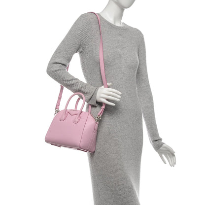 Givenchy Sugar Goatskin Mini Antigona Bright Pink 2 of 7
