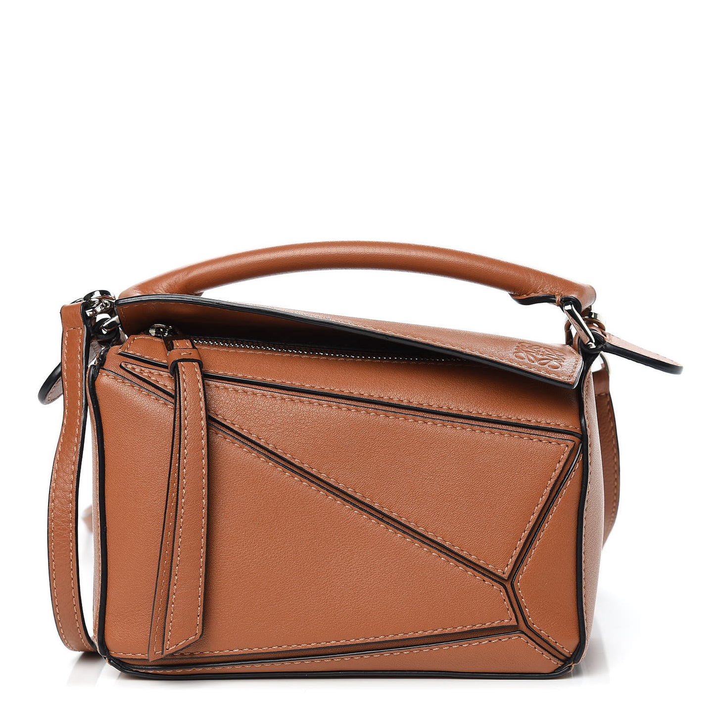 Calfskin Mini Puzzle Bag Tan
