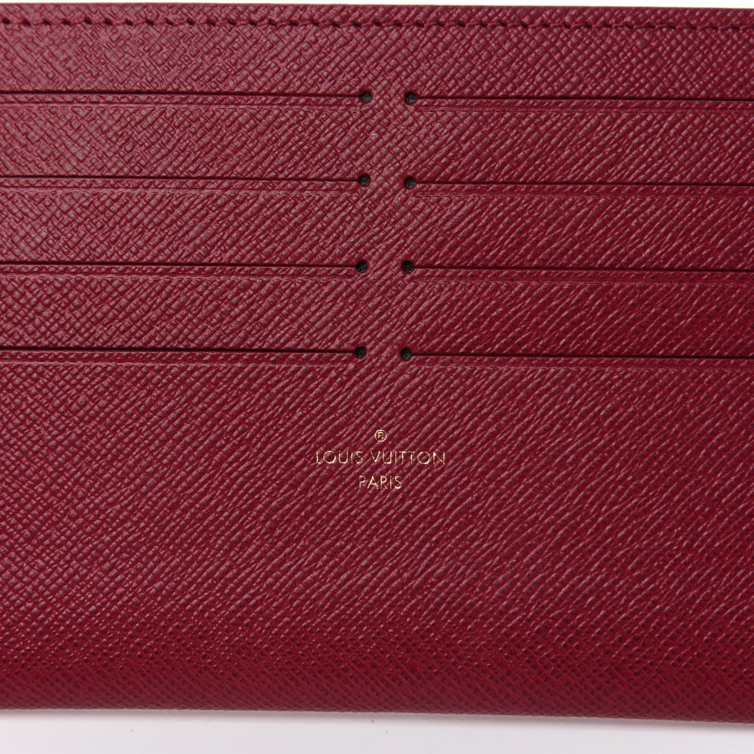Louis Vuitton Calfskin Felicie Card Holder Insert Fuchsia 5 of 6