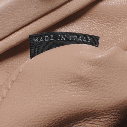 Prada Nappa Gaufre Ruched Clutch Cipria 7 of 8