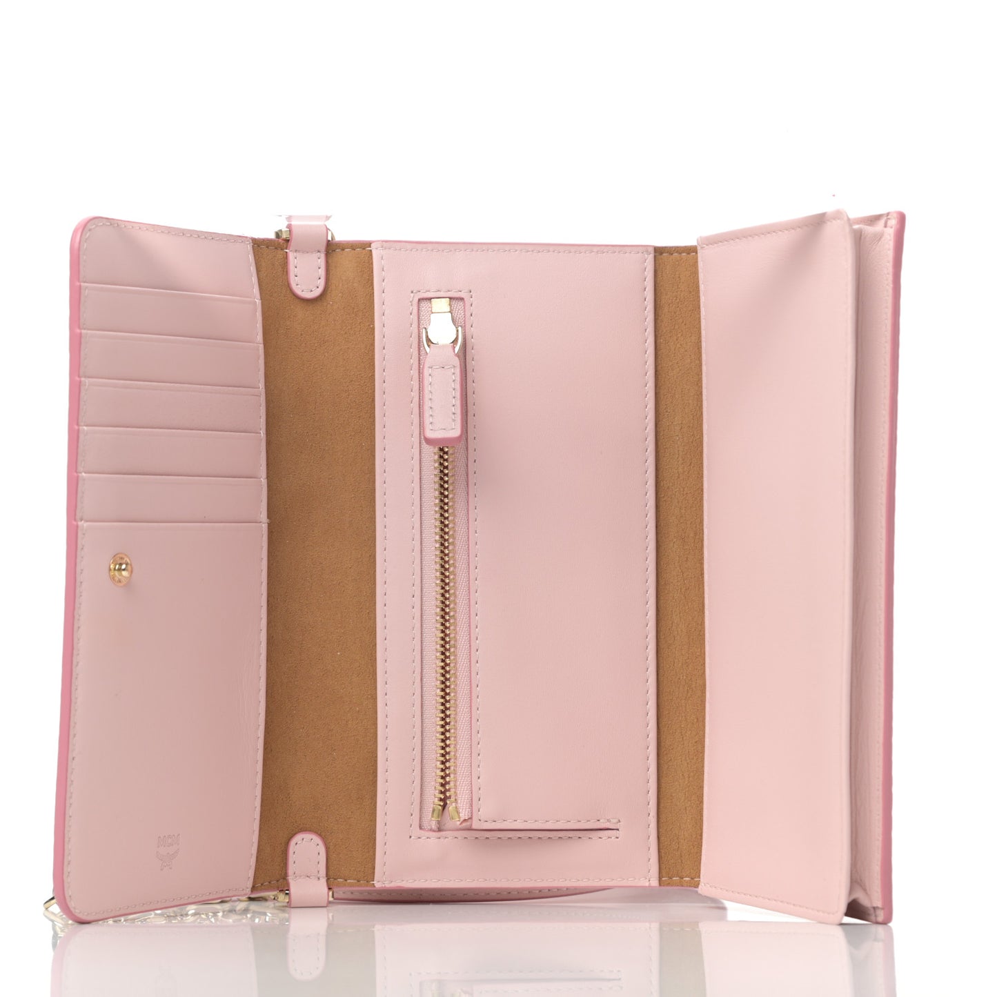 Visetos Chain Wallet Crossbody Soft Pink