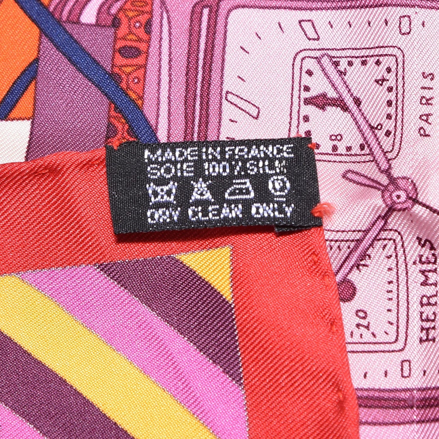 Silk Monsieur Montres Pocket Square