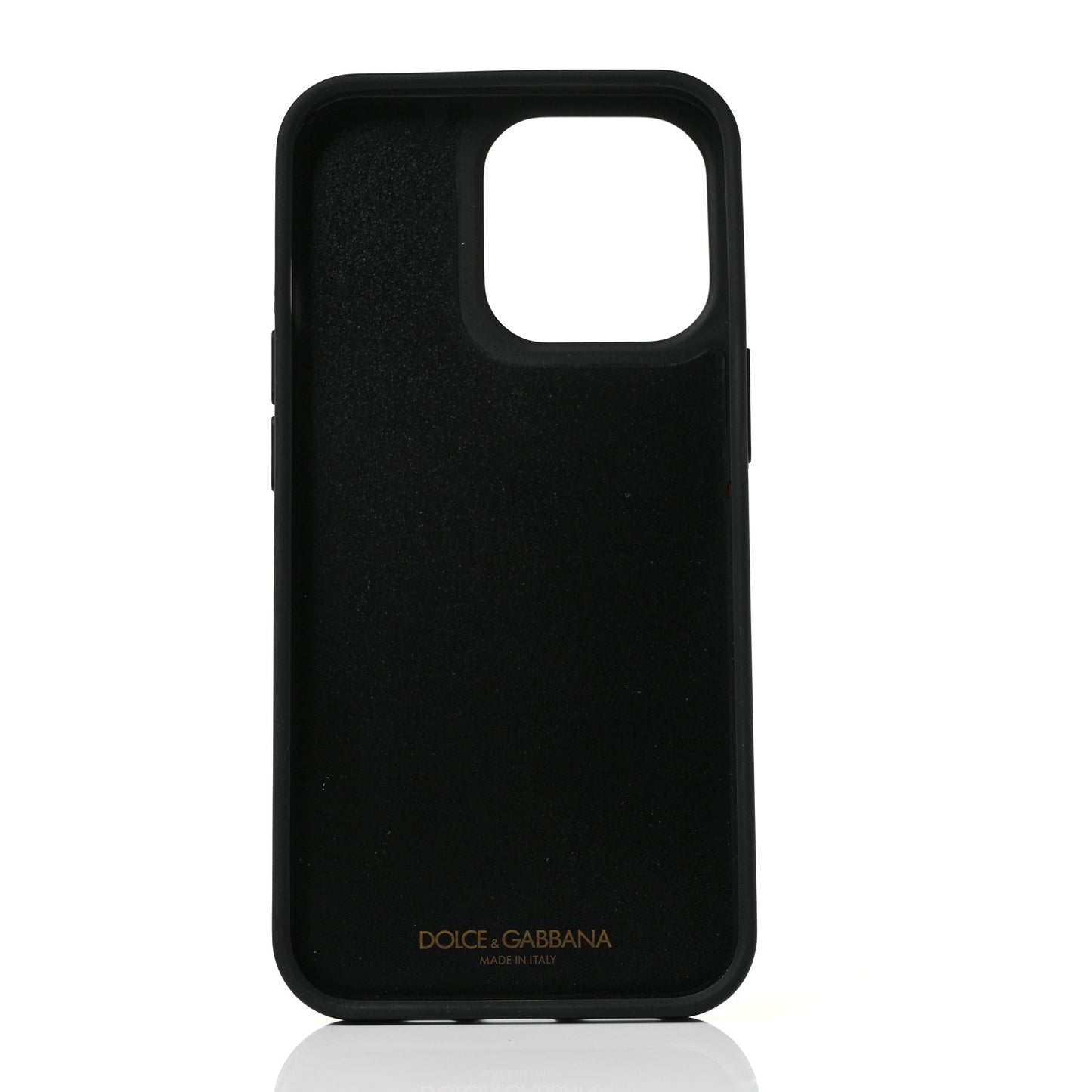 Patent Crystal Embellished DG iPhone 13 Pro Case Black