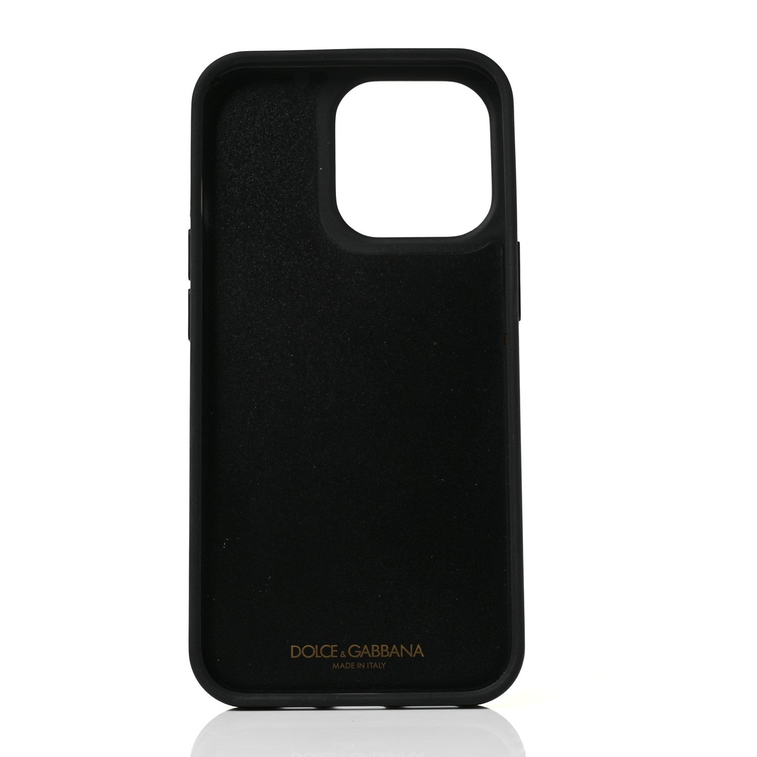 Dolce & Gabbana Patent Crystal Embellished DG iPhone 13 Pro Case Black 3 of 4