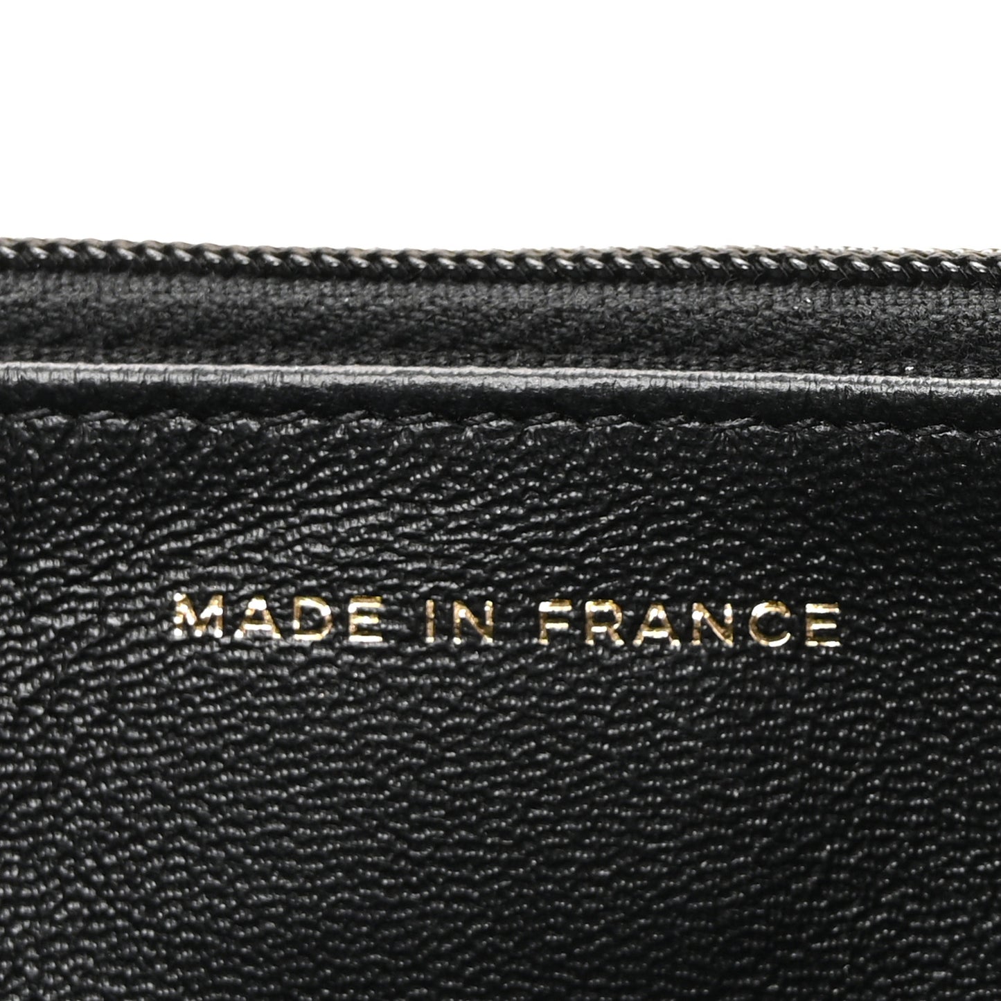 Lambskin Quilted Top Handle Trendy CC Wallet On Chain WOC Black