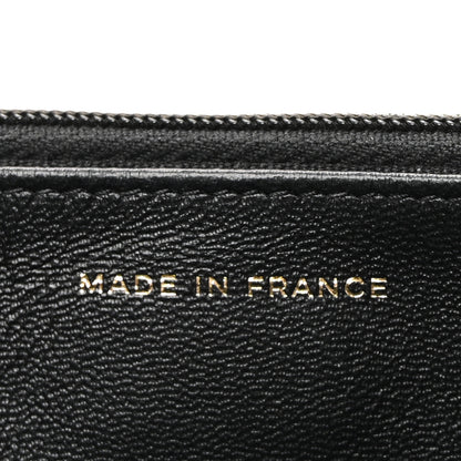 Chanel Lambskin Quilted Top Handle Trendy CC Wallet On Chain WOC Black 12 of 23