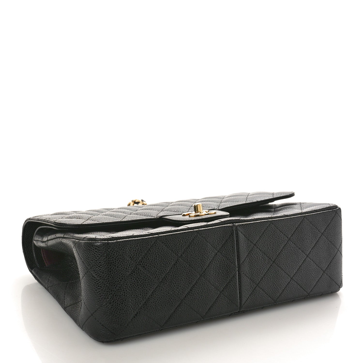 Chanel Caviar Quilted Jumbo Double Flap Black 4 of 10