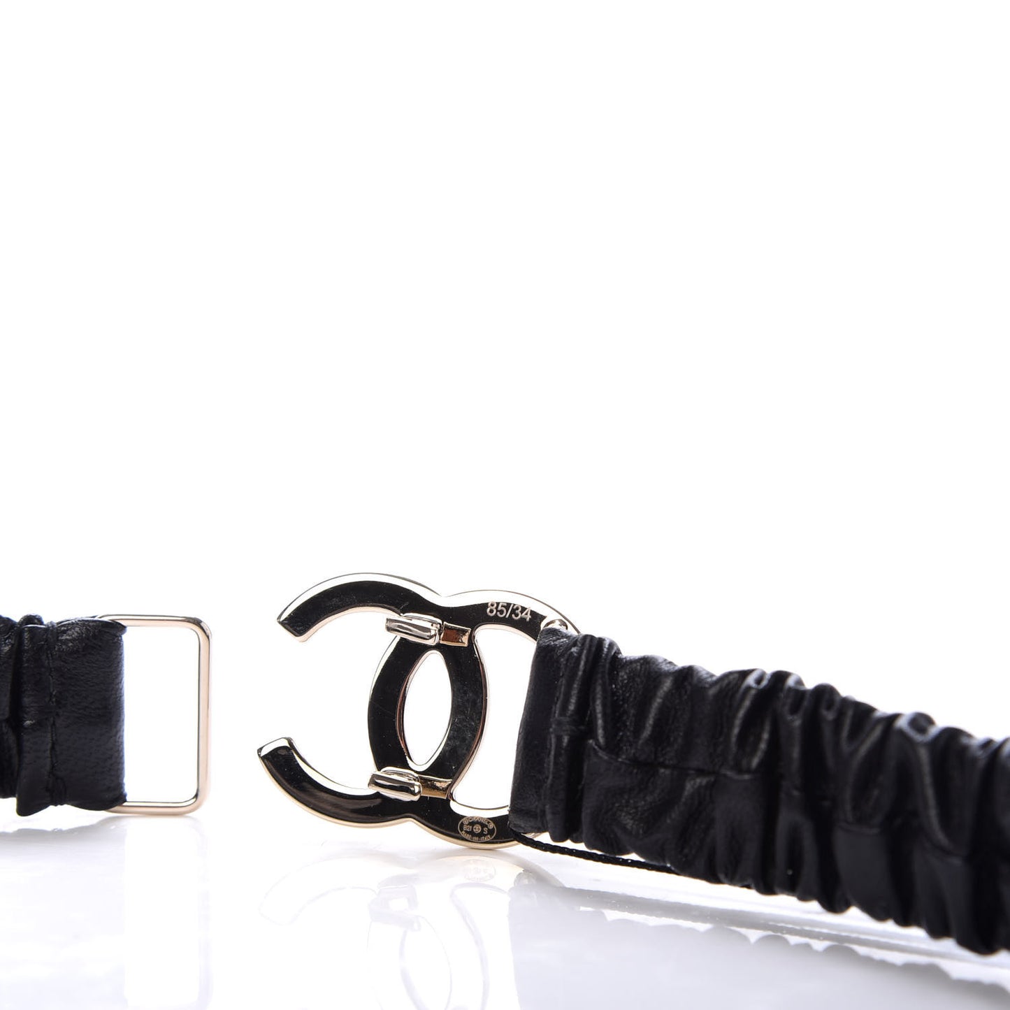 Calfskin CC Belt 85 34 Black