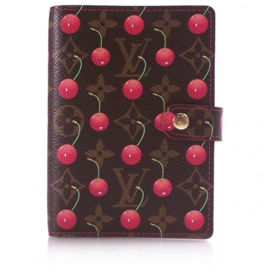 Louis Vuitton Monogram Cerises Small Ring Agenda Cover 1 of 7