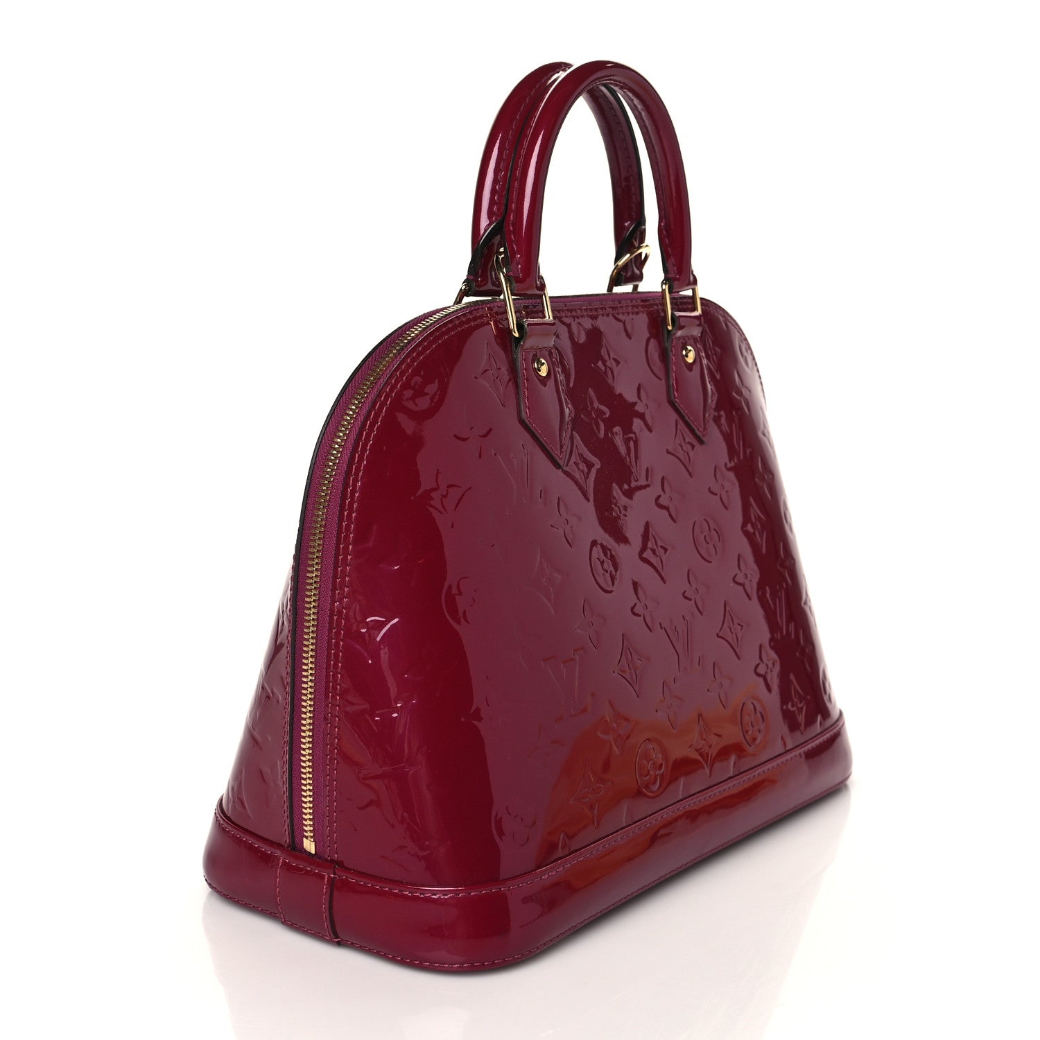 Louis Vuitton Vernis Alma PM Magenta 3 of 11
