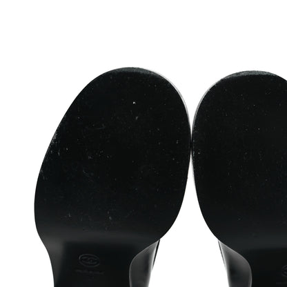 Chanel Patent CC Heart Loafers 36 Black 9 of 9