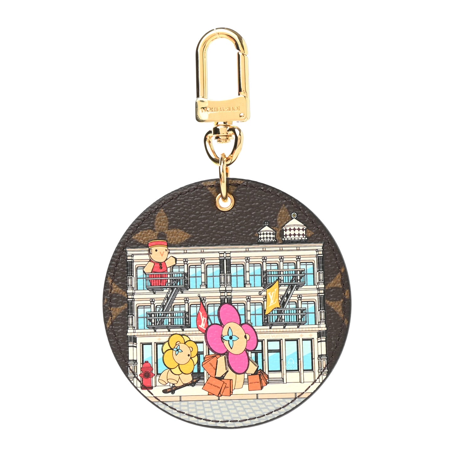 Monogram 2022 Christmas Animation Bag Charm Key Ring