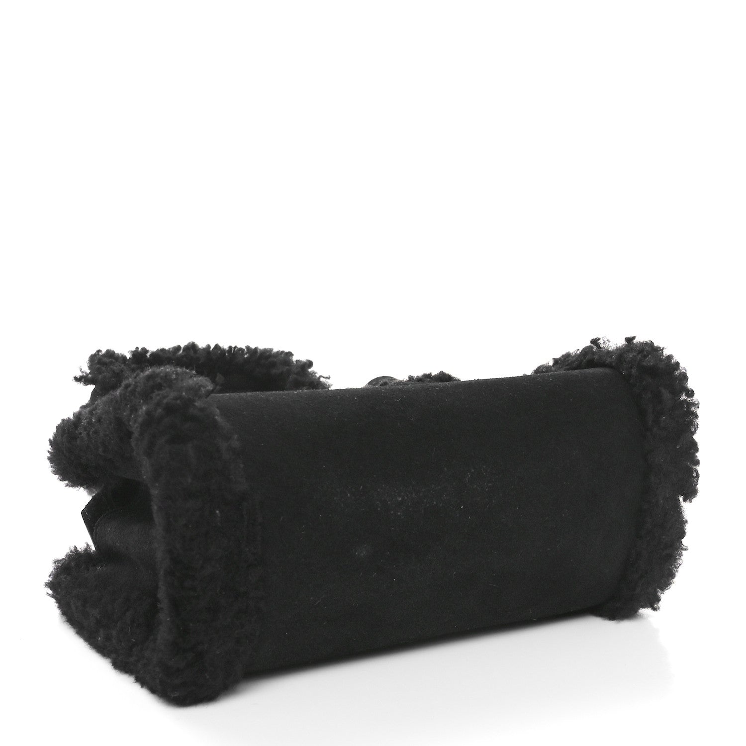 Telfar X UGG Suede Shearling Small Shopping Bag Black 4 of 9