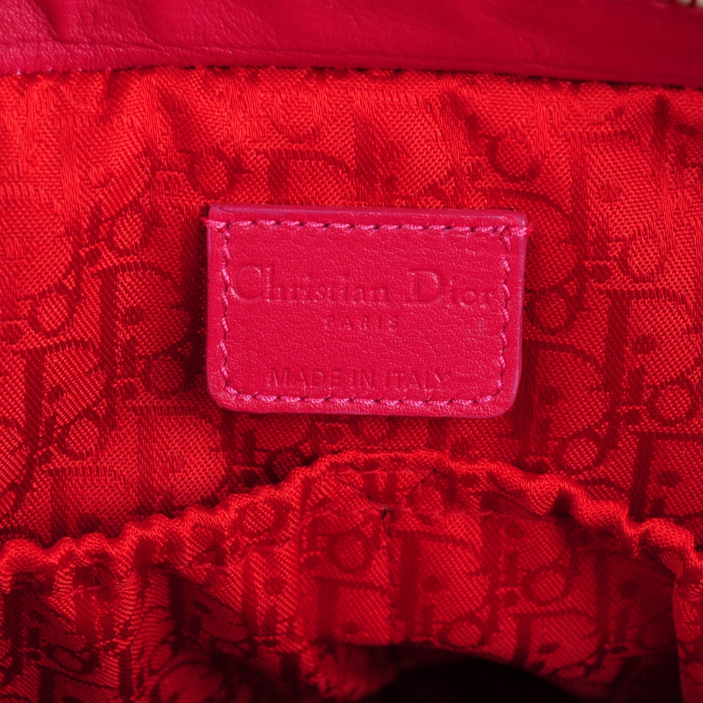 Nylon Cannage Saint Tropez Tote Fuchsia