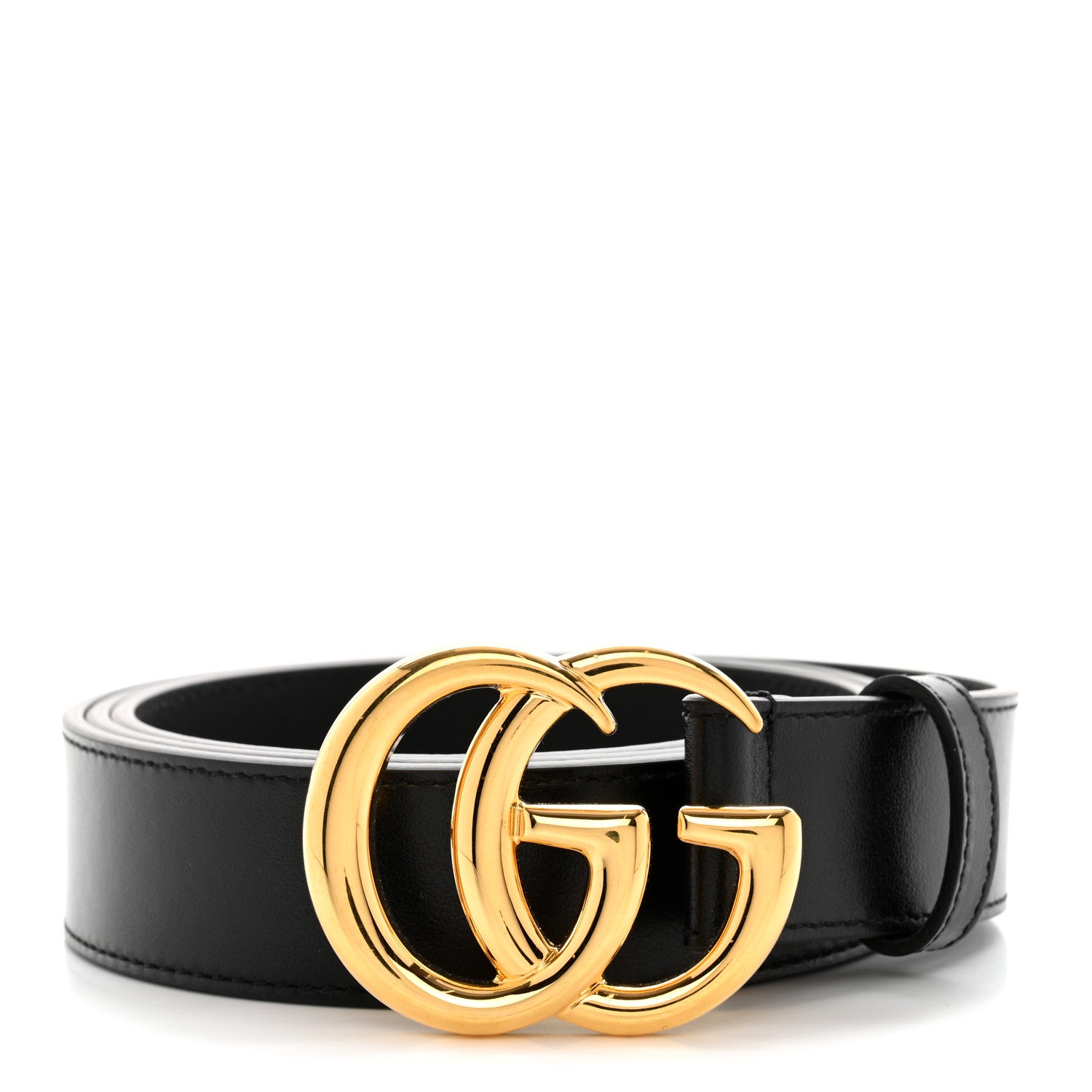 Gucci Plutone Calfskin Double G 30mm Belt 110 44 Black 1 of 4