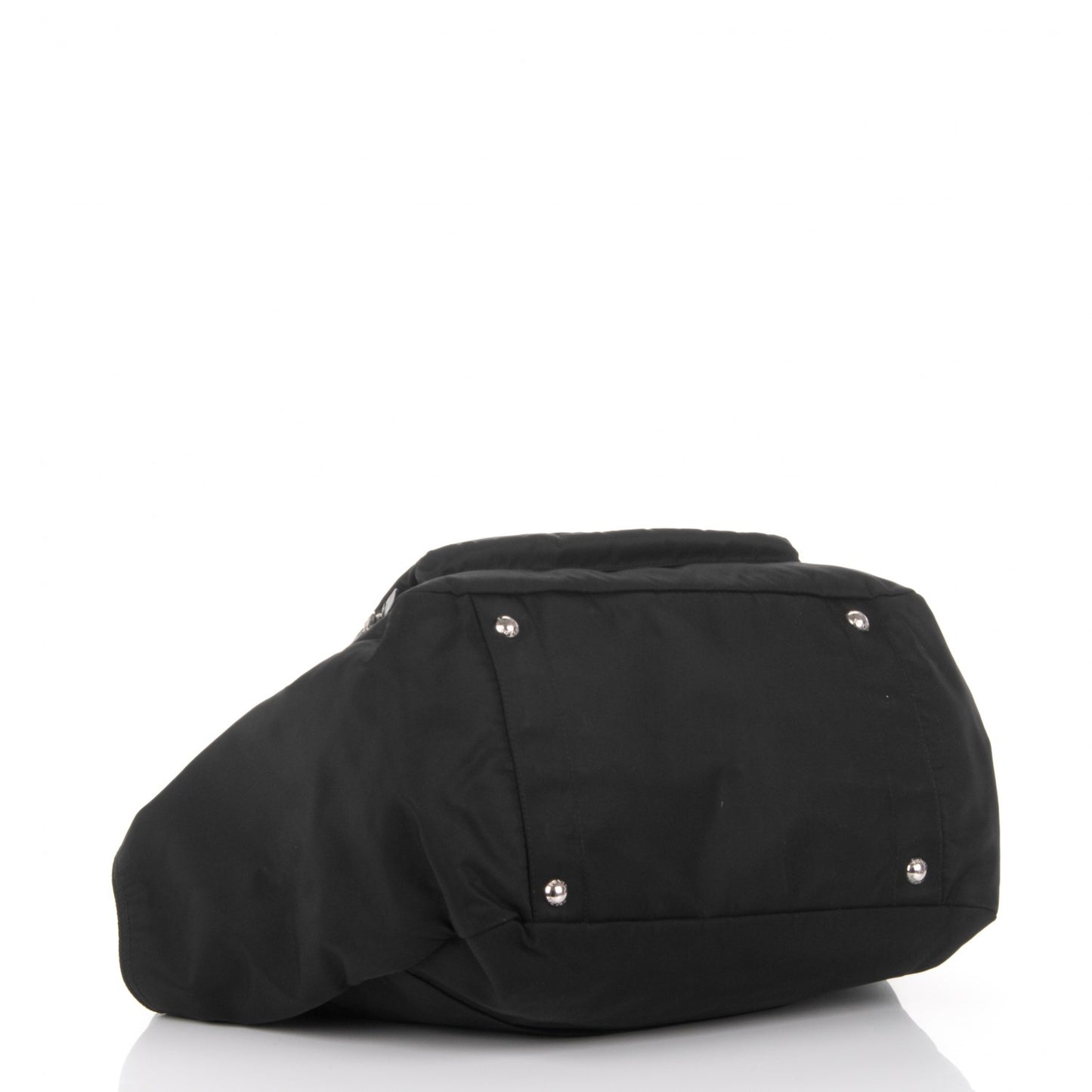 Tessuto Nylon Vela Diaper Bag Black
