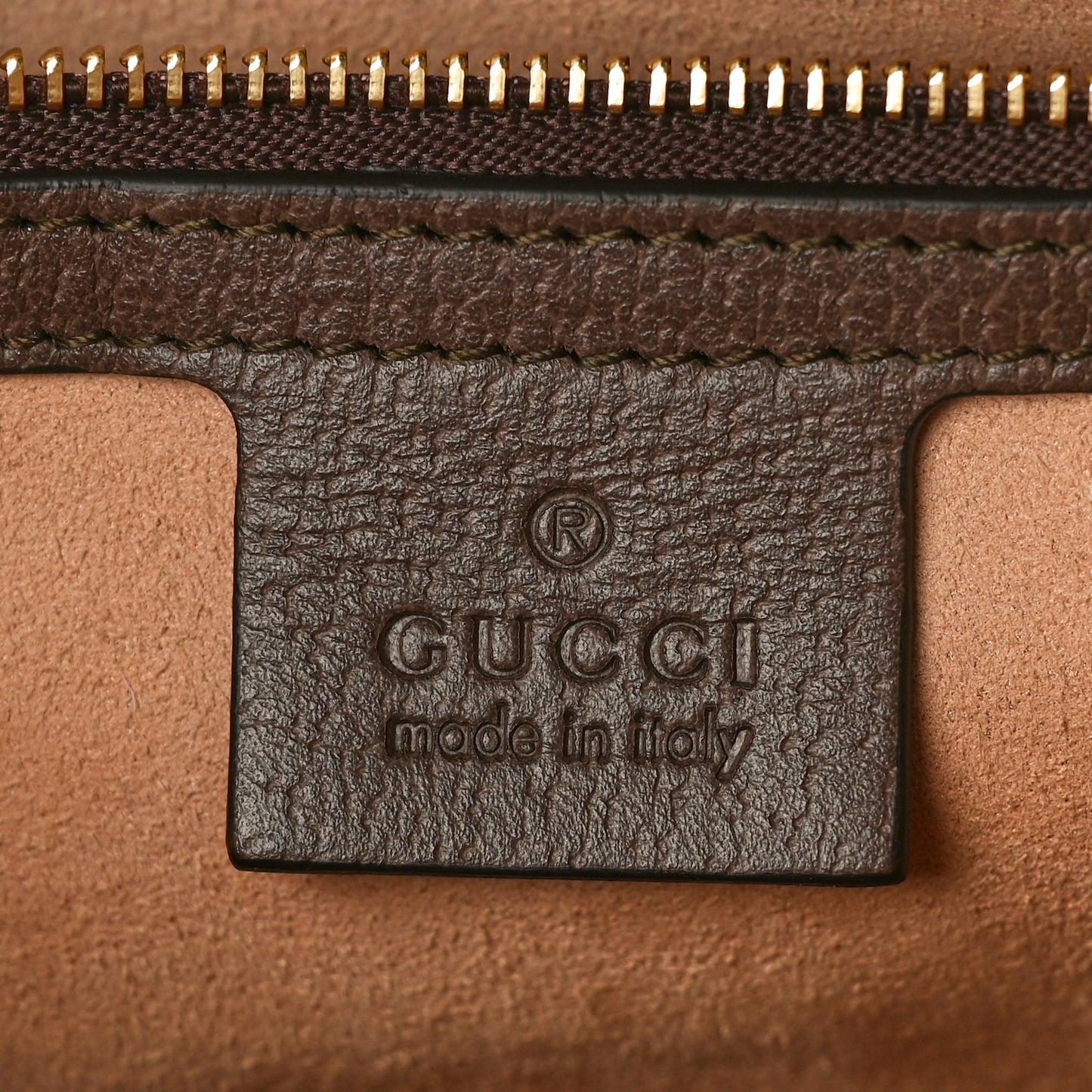 GG Supreme Monogram Medium Ophidia Shopping Tote Brown