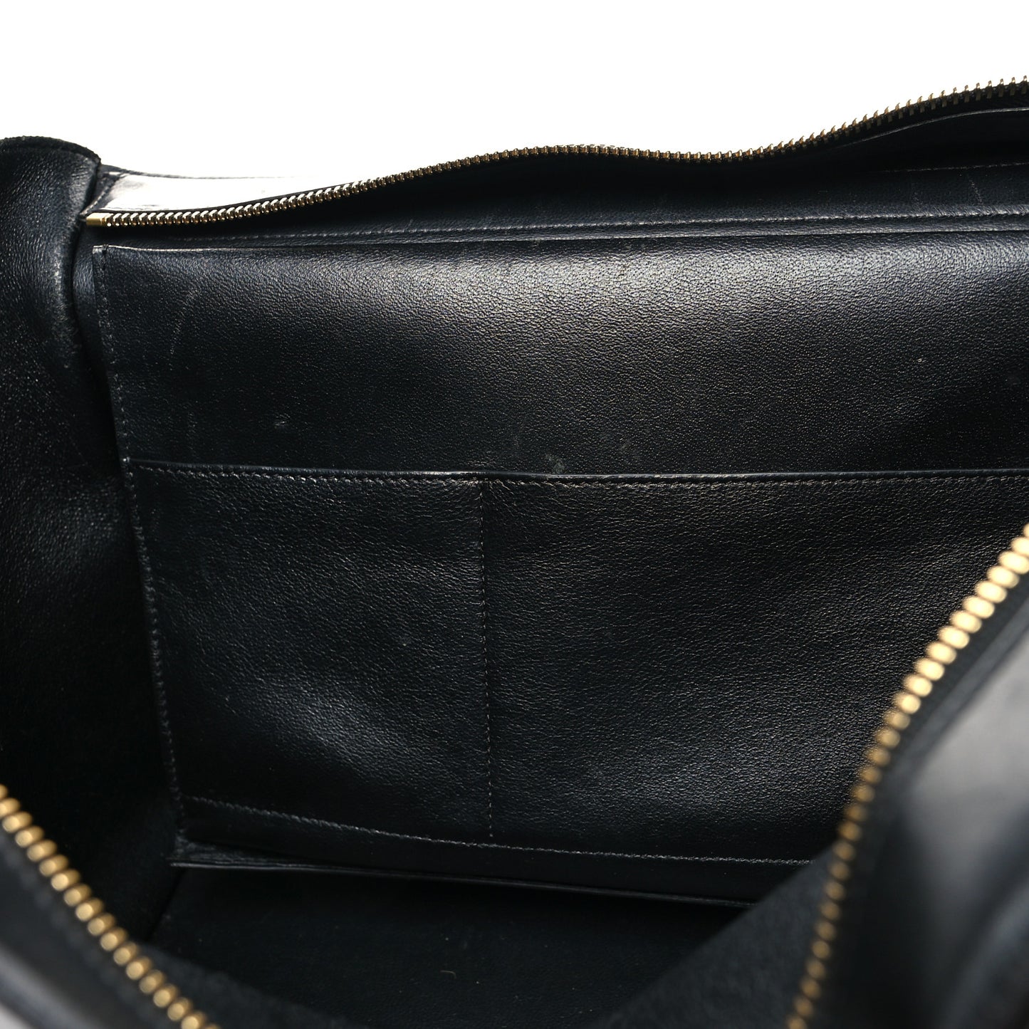 Nubuck Crocodile Embossed Medium Trapeze Navy