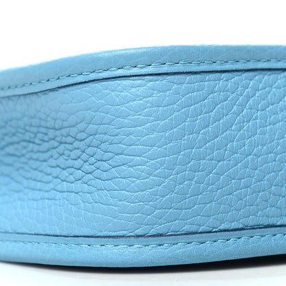 Hermes Taurillon Clemence Evelyne TPM Bleu Du Nord 9 of 11
