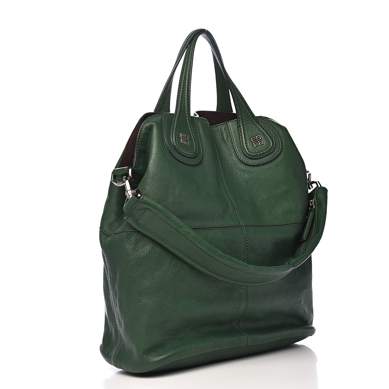 Givenchy Grained Calfskin North South Nightingale Green 3 of 10