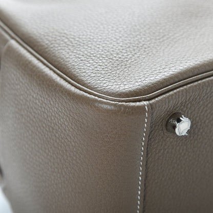 Hermes Taurillon Clemence Lindy 26 Etoupe 12 of 14