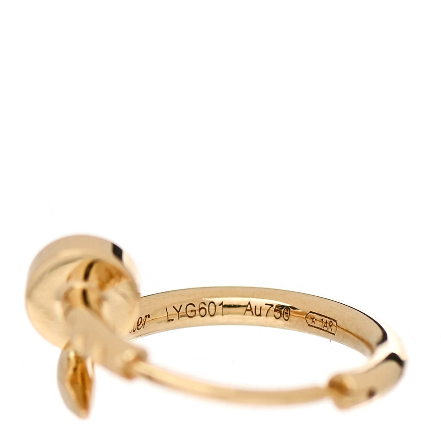 18K Yellow Gold Juste Un Clou Single Hoop Earring