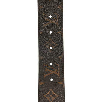 Louis Vuitton Calfskin Monogram 30mm LV Initiales Reversible Belt 85 34 Brown 6 of 7
