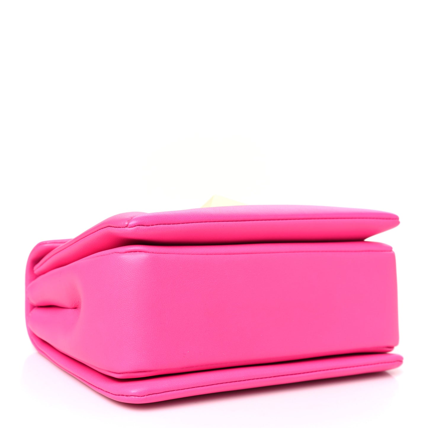 Nappa One Stud Chain Clutch Pink PP