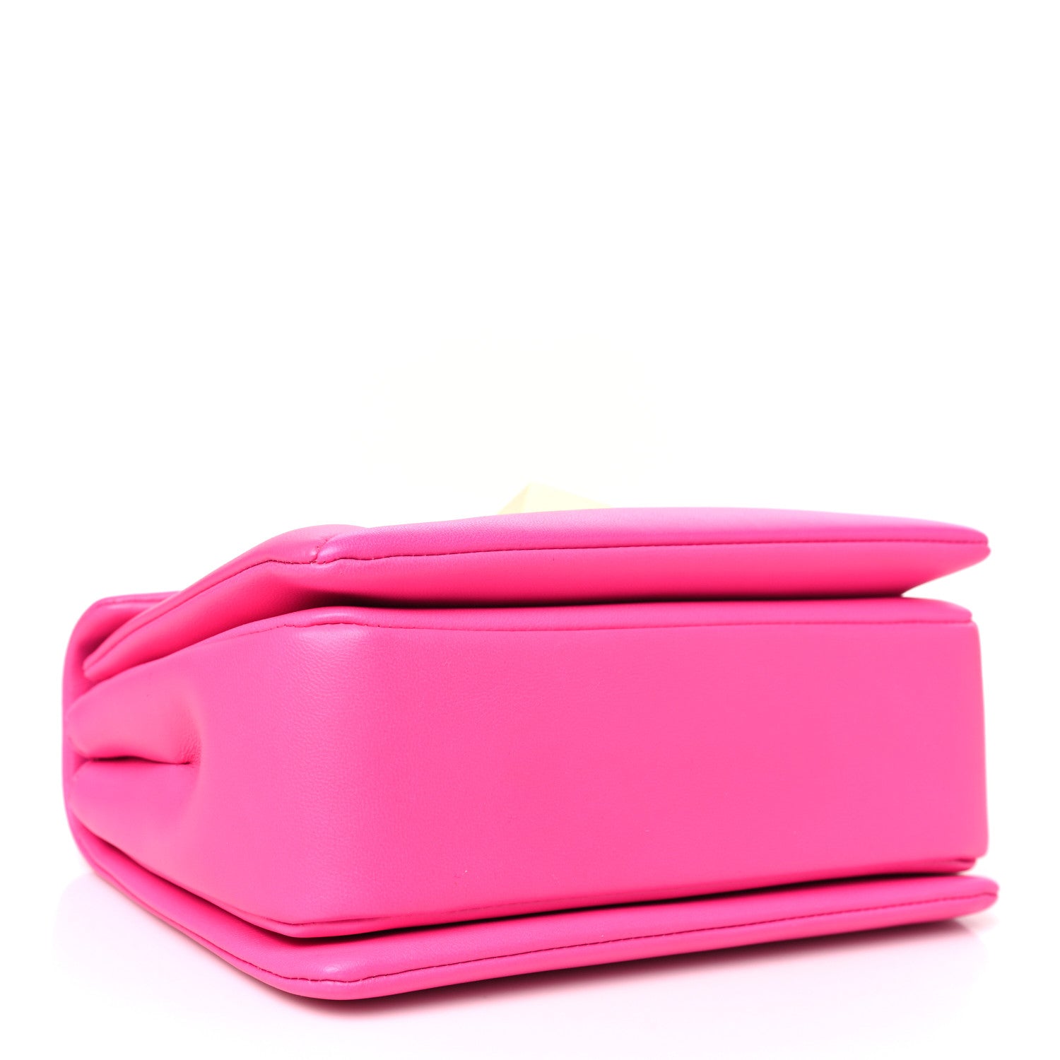 Valentino Garavani Nappa One Stud Chain Clutch Pink PP 4 of 10