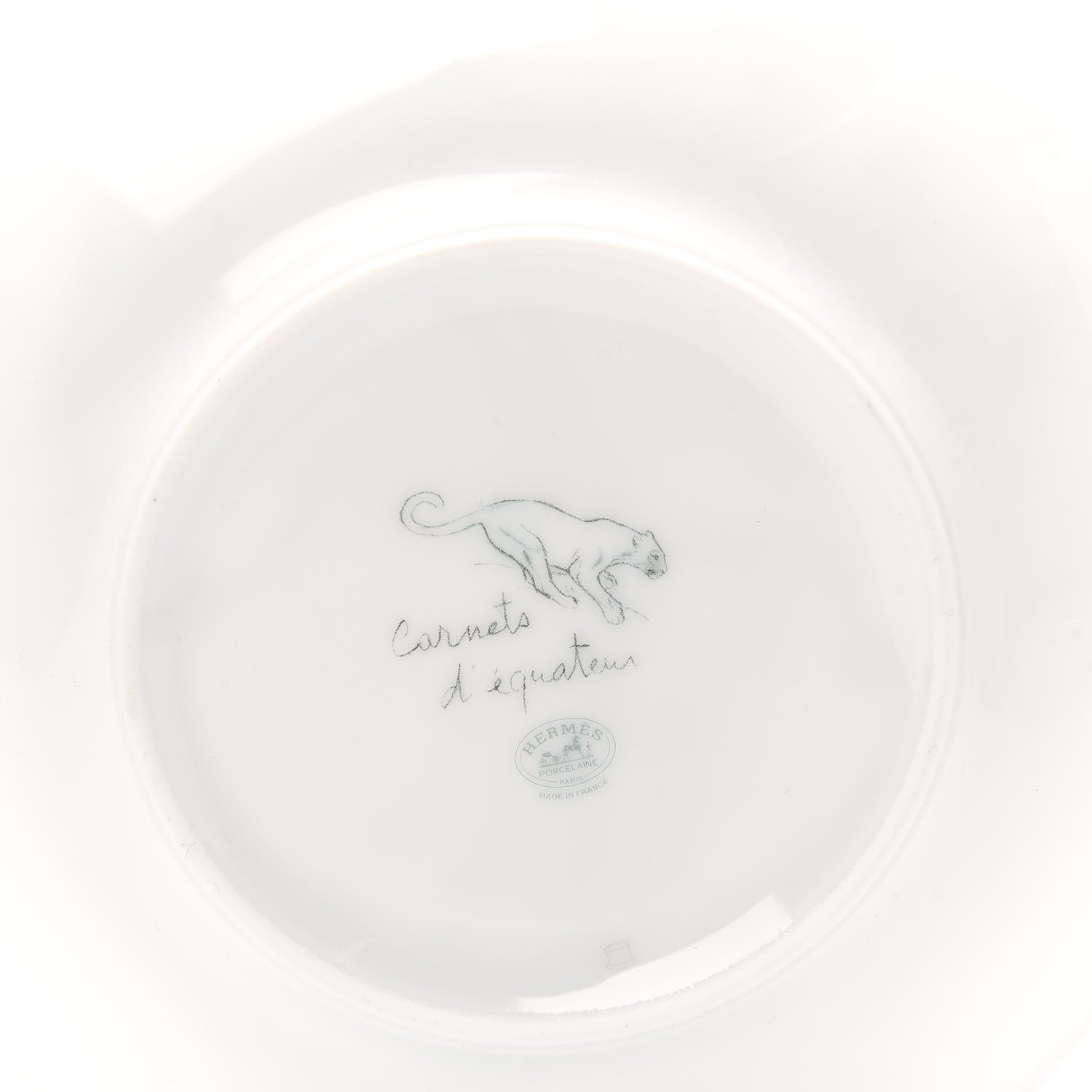 Hermes Porcelain Carnets d'Equateur Bread And Butter Plate Set of 2 4 of 5