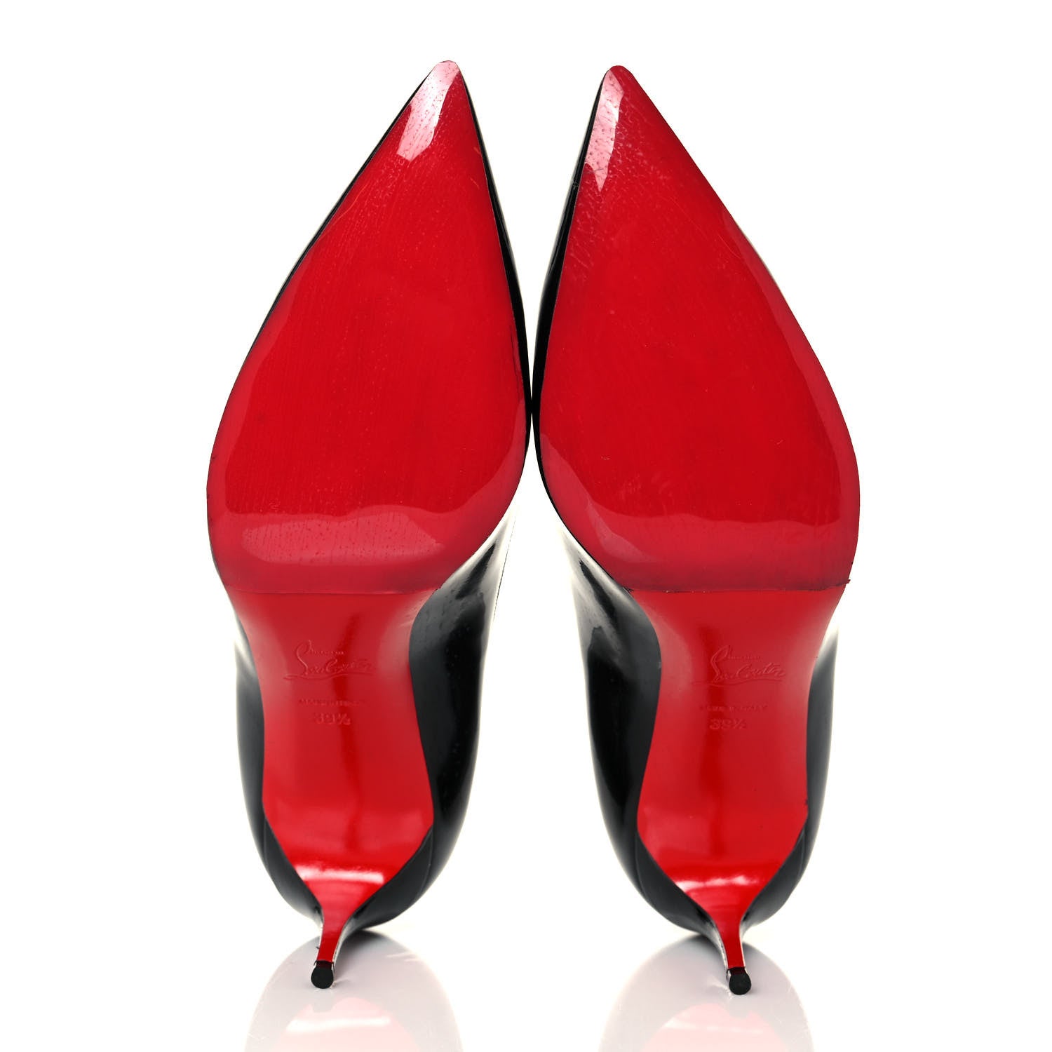 Christian Louboutin Patent Decollete 554 70 Pumps 39.5 Black 5 of 7