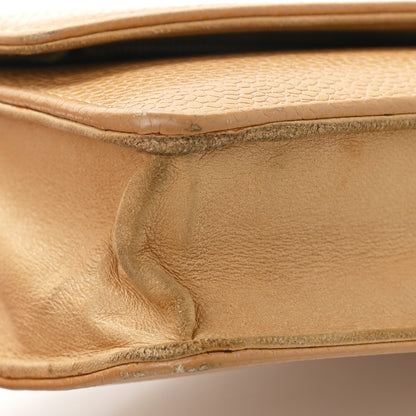 Chanel Caviar Timeless CC Wallet on Chain WOC Beige 13 of 21