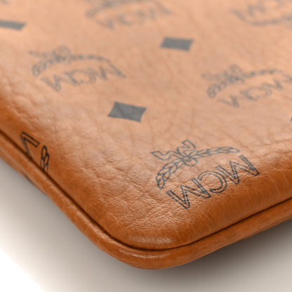 MCM Visetos Original Medium Pouch Cognac 7 of 8