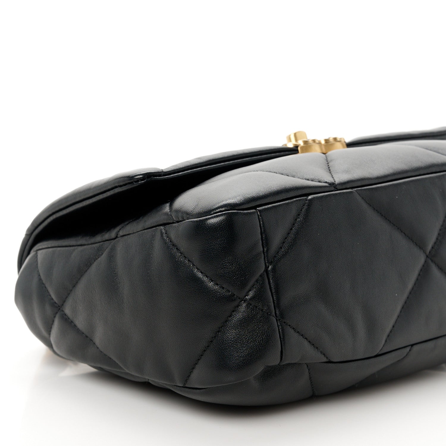 Chanel Lambskin Quilted Medium Chanel 19 Flap Black 9 of 10
