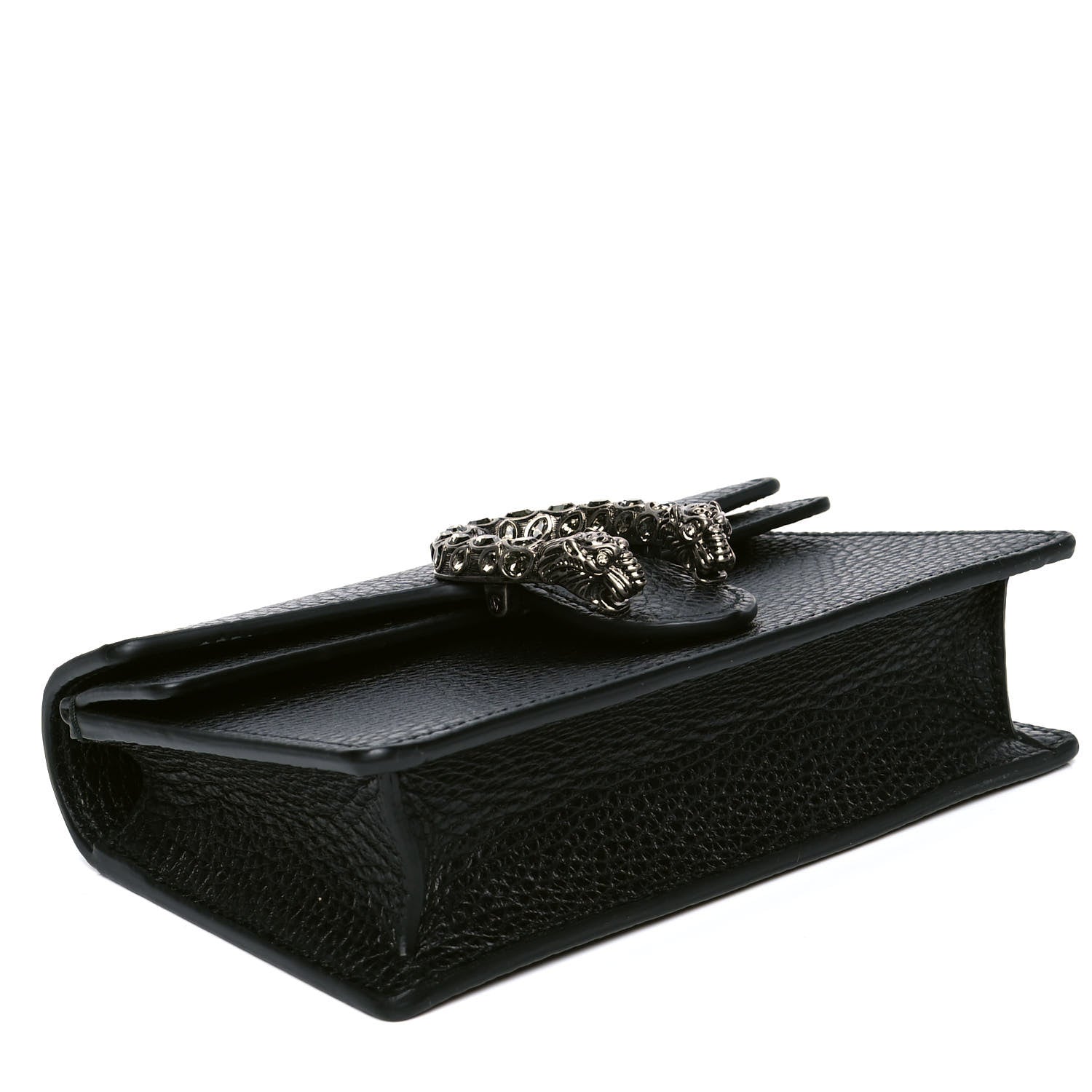 Gucci Calfskin Super Mini Dionysus Shoulder Bag Black 6 of 8
