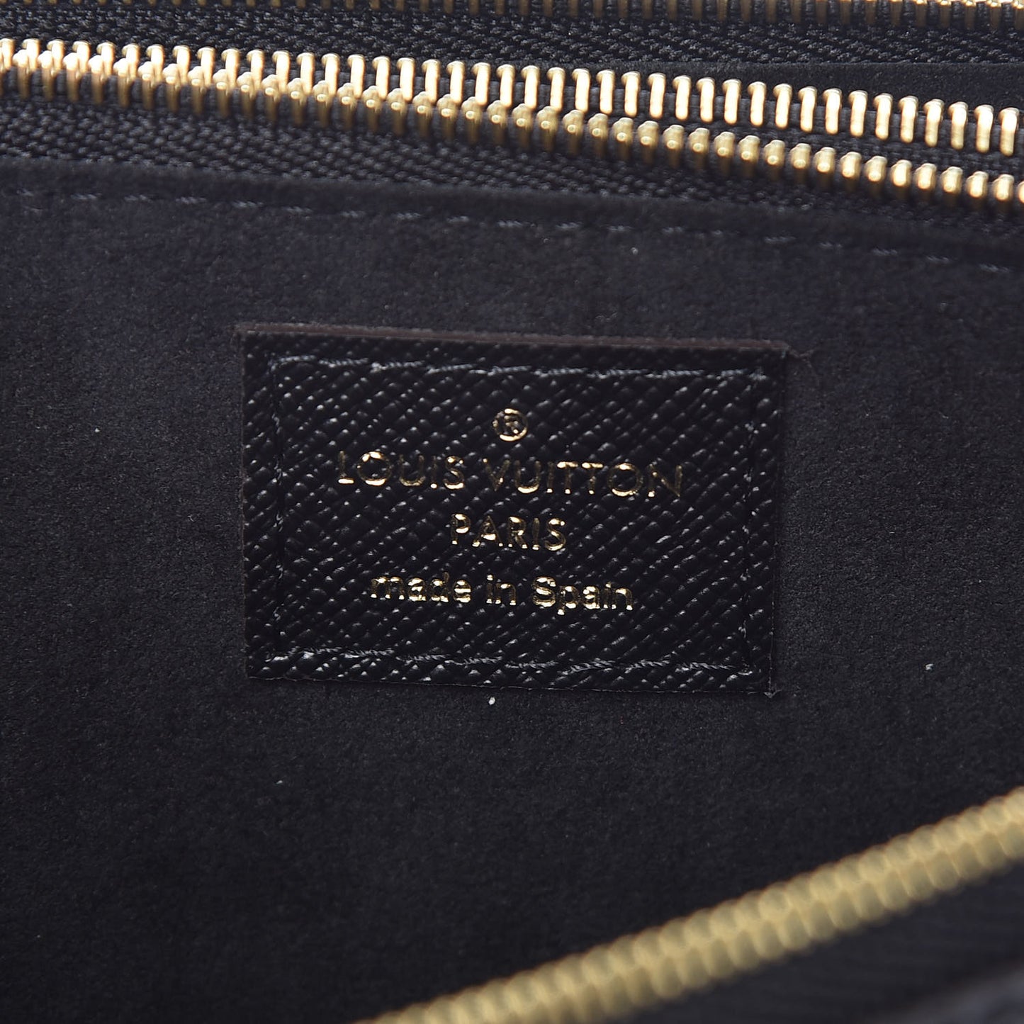 Monogram Giant Jungle Pochette Double Zip Black