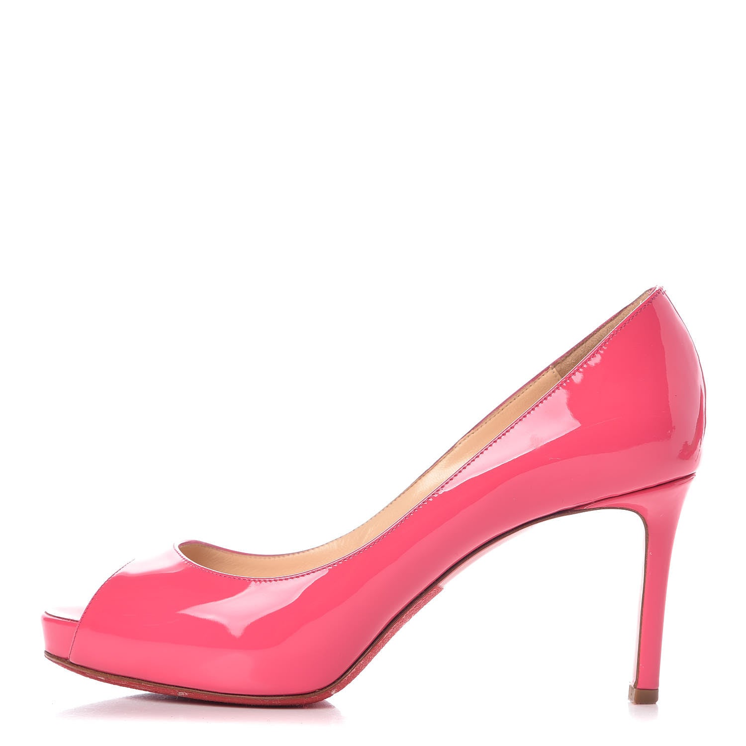 Christian Louboutin Patent No Matter 85 Pumps 36.5 Pinky 1 of 11