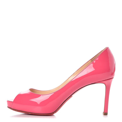 Christian Louboutin Patent No Matter 85 Pumps 36.5 Pinky 1 of 11