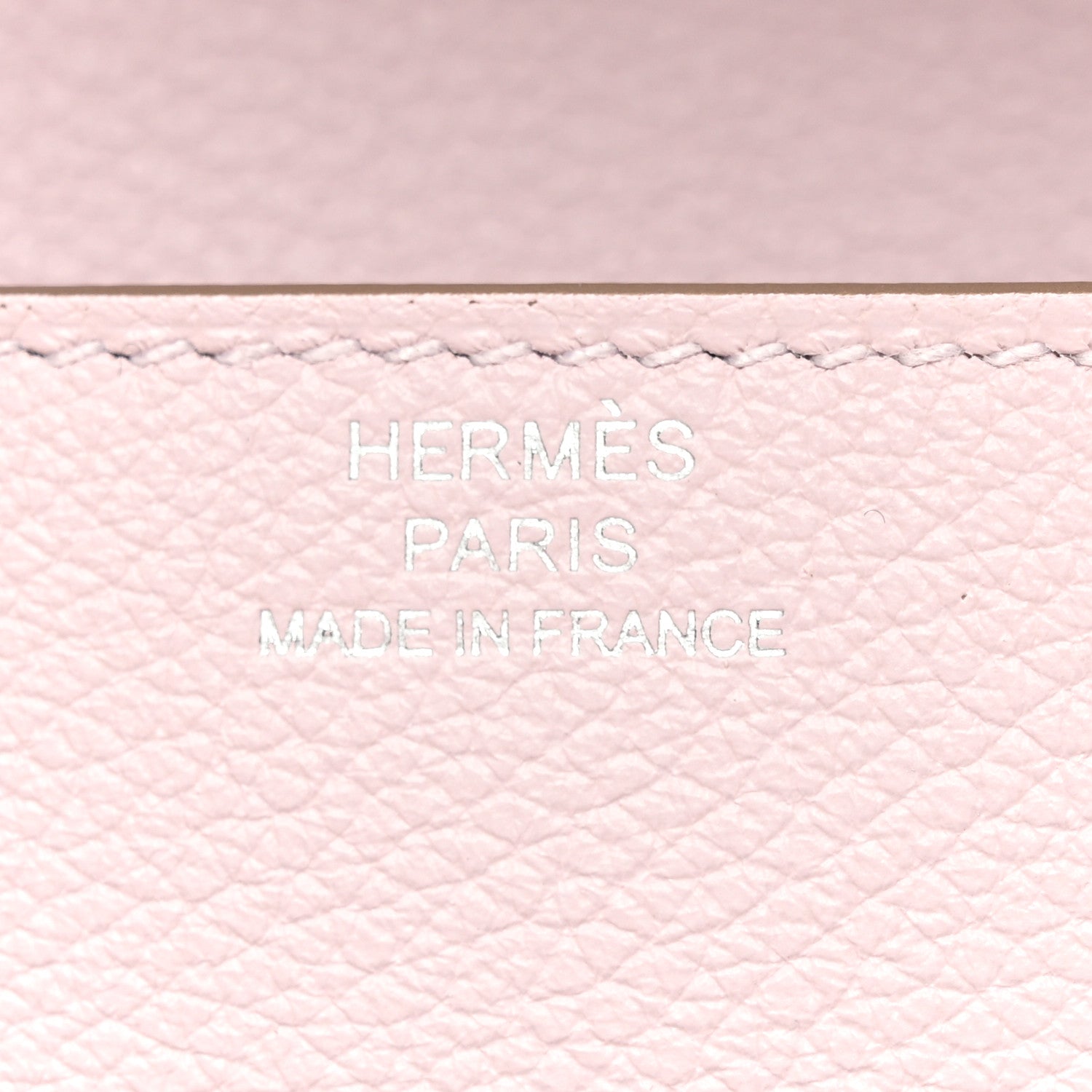 Hermes Evercolor Bi-Color Roulis Slim Wallet Mauve Pale Rouge Sellier 7 of 9
